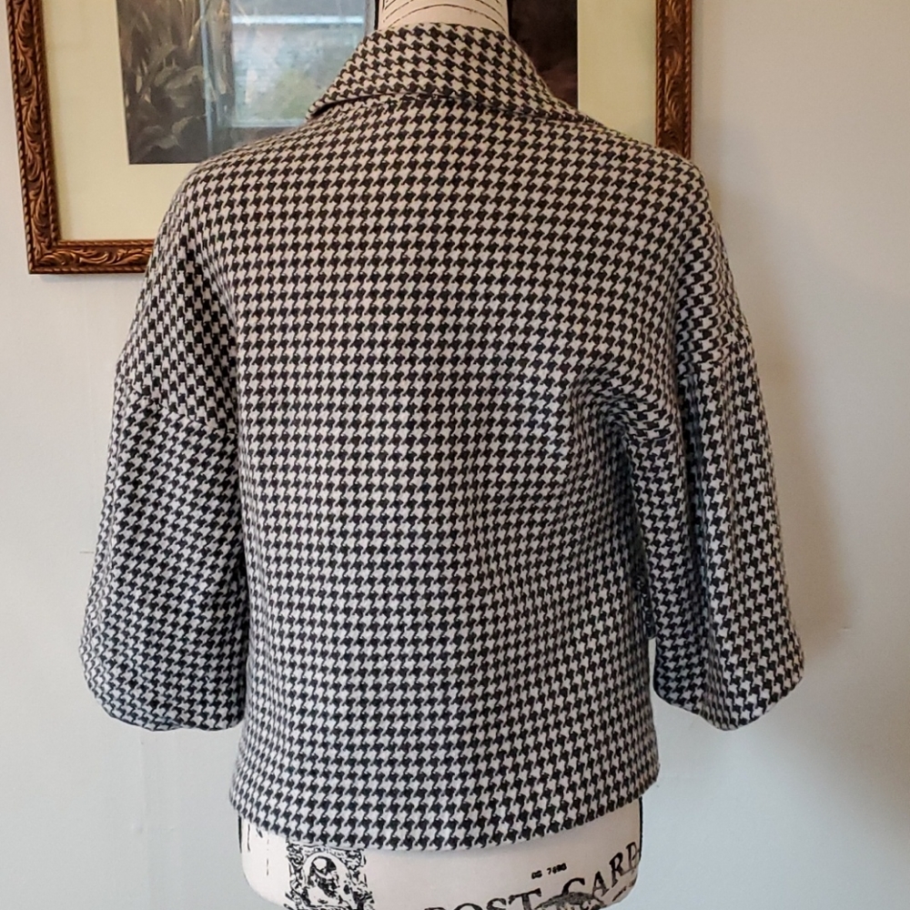 Talbots Gray Houndstooth Jacket - image 6